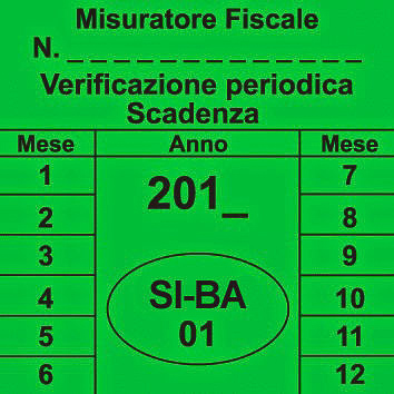 si-ba registratori di cassa misurazione fiscale